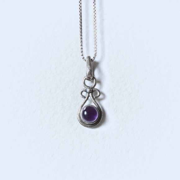 • the vtg amethyst pendant - Picture 2 of 7